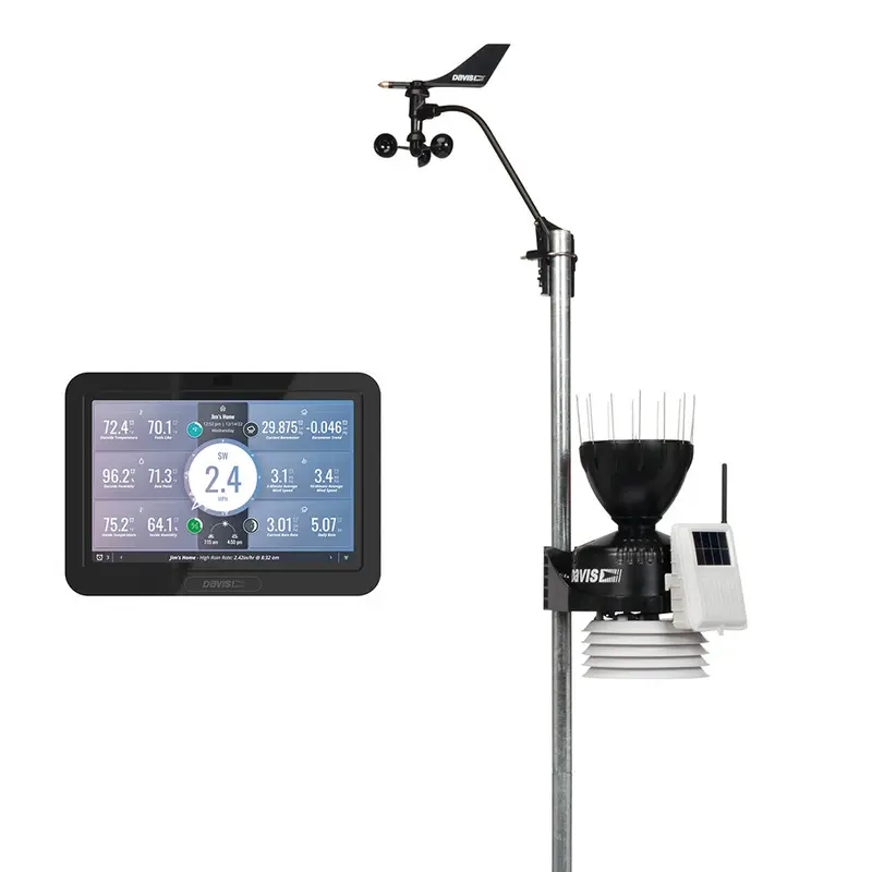 Davis 6252 Vantage Pro2 Wireless Weather Station – Standard Radiation Shield, Weatherlink Console 1