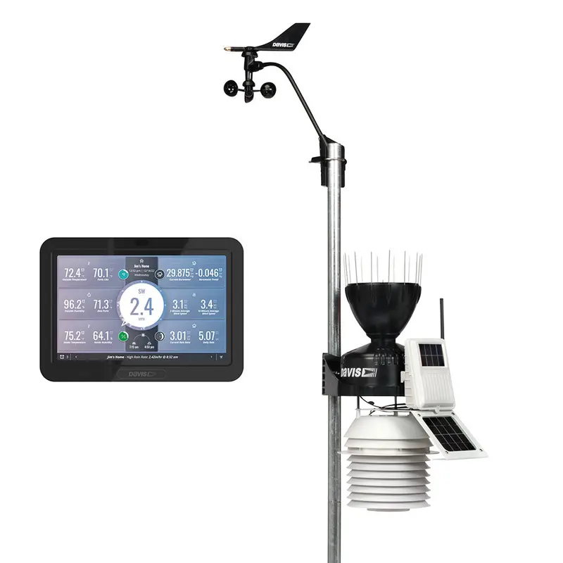 Davis 6253 Vantage Pro2 Wireless Weather Station – Fan-Aspirated Radiation Shield, Weatherlink Console 1