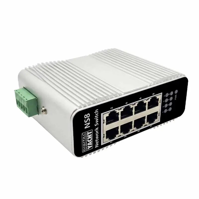 Digital Yacht Ns8 – Eight-Port Gigabit Ethernet Network Switch For Marine Nmea 2000 & Ip Networks (Model Zdigns8) 1