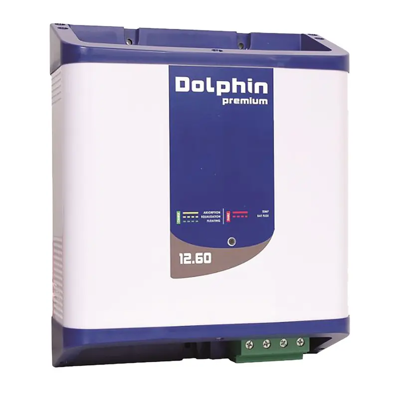 Dolphin Premium Series 12V 60A Triple-Output Battery Charger – Simultaneous Charging For Multiple Batteries [99050] 1