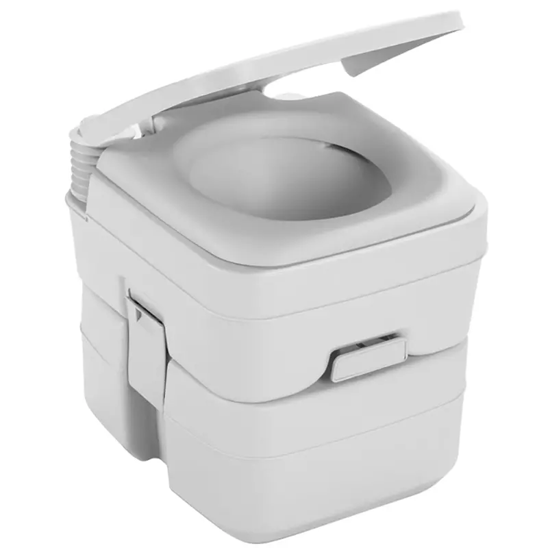 Dometic 965 Mountable Portable Toilet – 5-Gallon Capacity With Brackets, Platinum Finish [311096506] 1