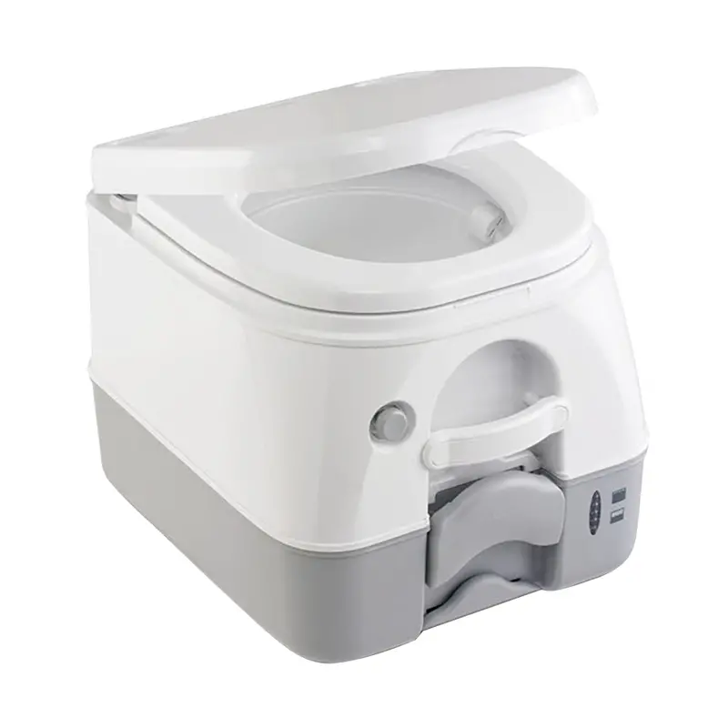 Dometic 972 Compact Portable Toilet – 2.6-Gallon Capacity, Grey Finish [301097206] 1