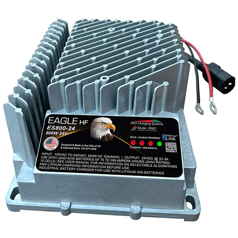 Dual Pro Hf Eagle Es800 Lithium Battery Charger – 24V Single-Port Intelligent Charging Unit 1