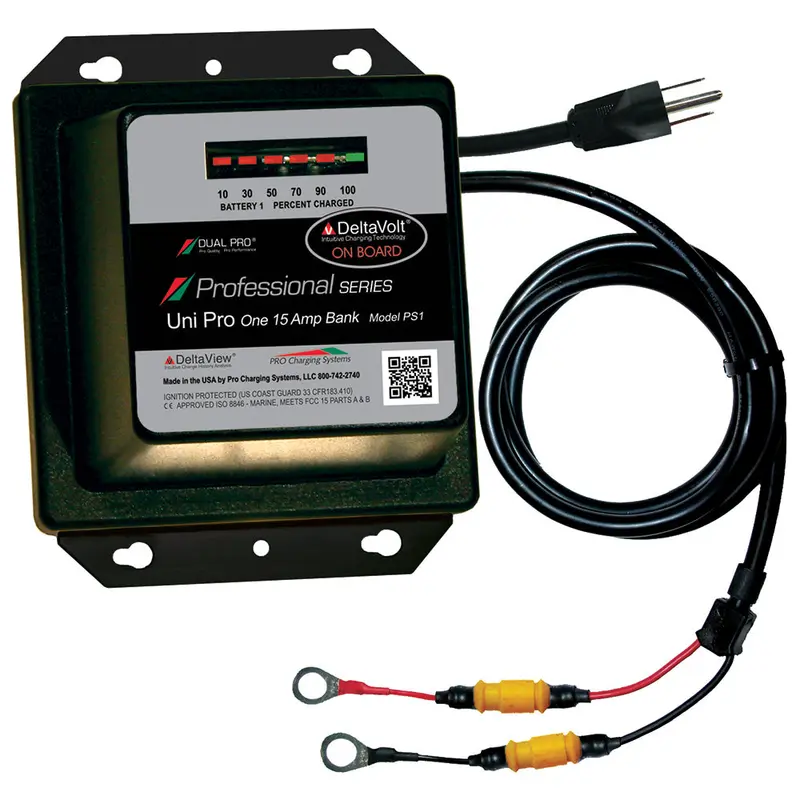 Dual Pro Professional 15A Single-Bank Battery Charger (12V Only) [Ps1] 1