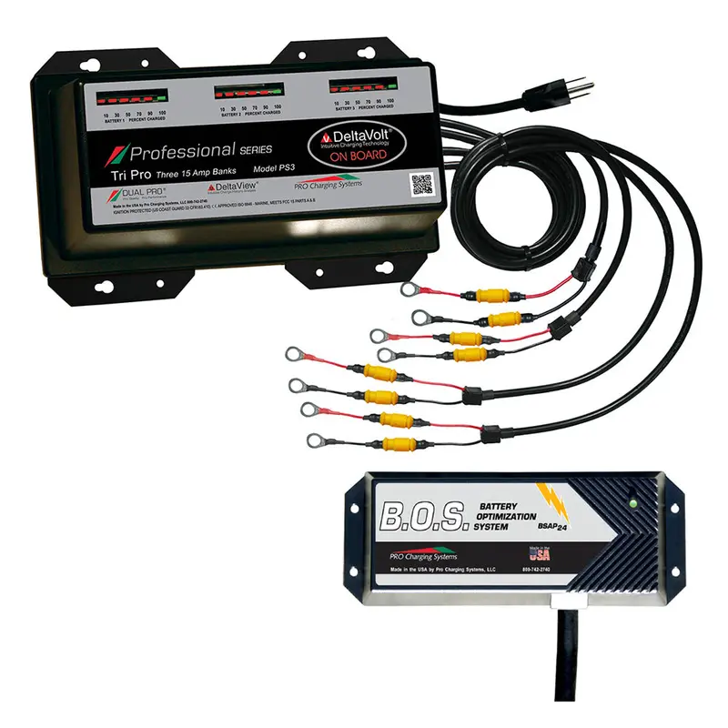 Dual Pro Ps3 Tri-Bank 12V Battery Charger With Triple-Bank Isolation System 1
