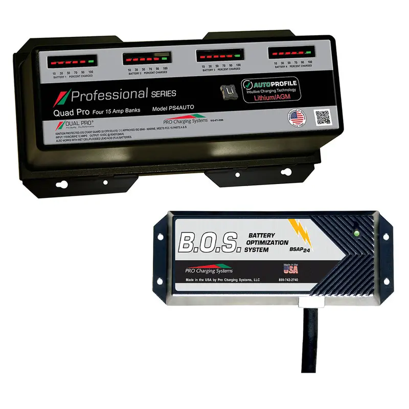 Dual Pro Ps4 Automatic Quad-Bank 12V Battery Charger With Dual-Bank Isolation System 1