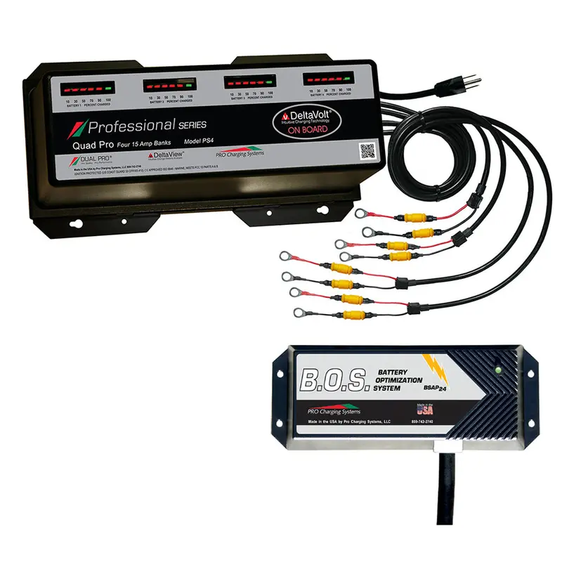 Dual Pro Ps4 Quad-Bank 12V Battery Charger With Triple-Bank Isolation System 1