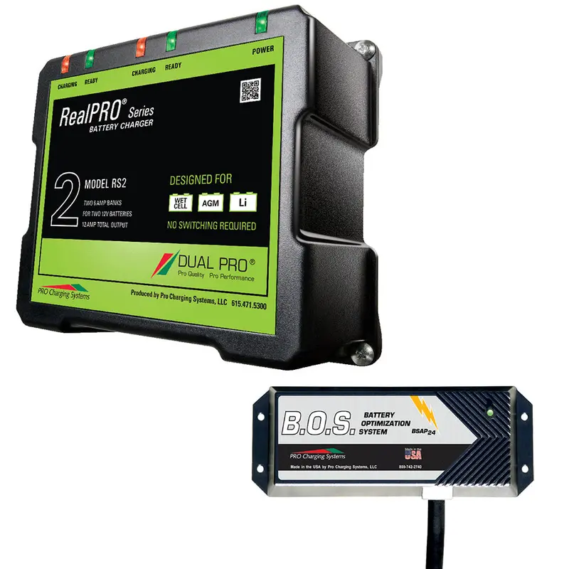 Dual Pro Rs2 Dual-Bank 12V Battery Charger With Dual-Bank Isolation System 1