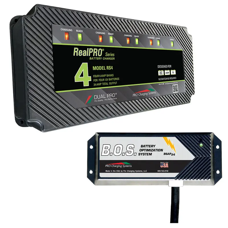 Dual Pro Rs4 Quad-Bank 12V Battery Charger With Dual-Bank Isolation System 1