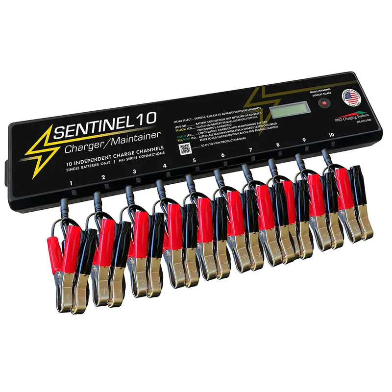 Dual Pro Sentinel 10-Amp Smart Battery Charger And Maintainer (S10) 1