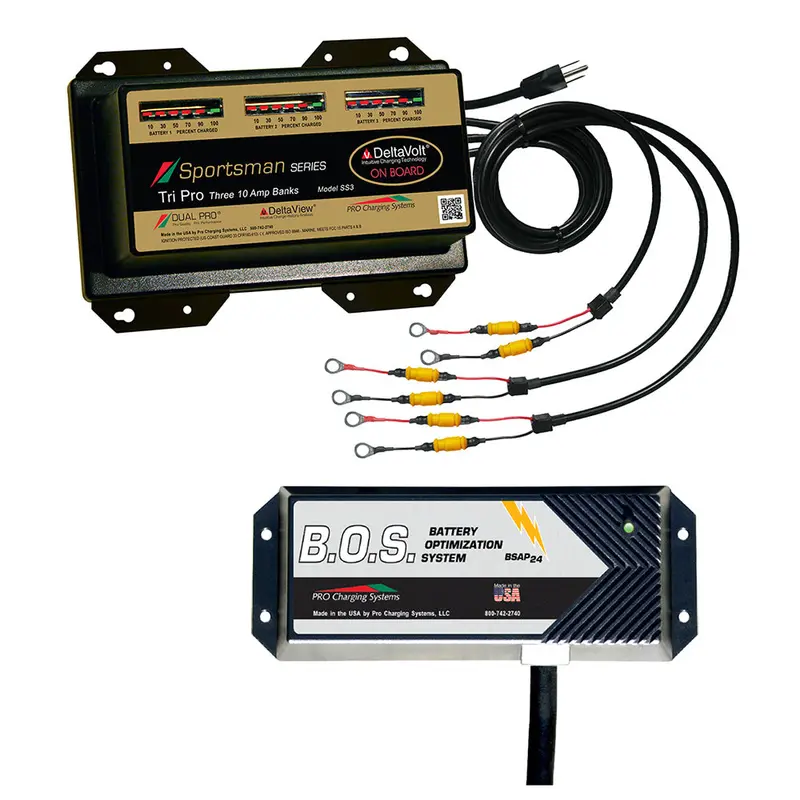 Dual Pro Ss3 Tri-Bank 12V Battery Charger With Triple-Bank Isolation System 1