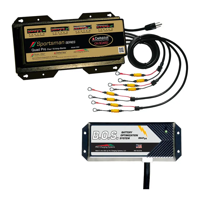 Dual Pro Ss4 Quad-Bank 12V Battery Charger With Dual-Bank Isolation System 1