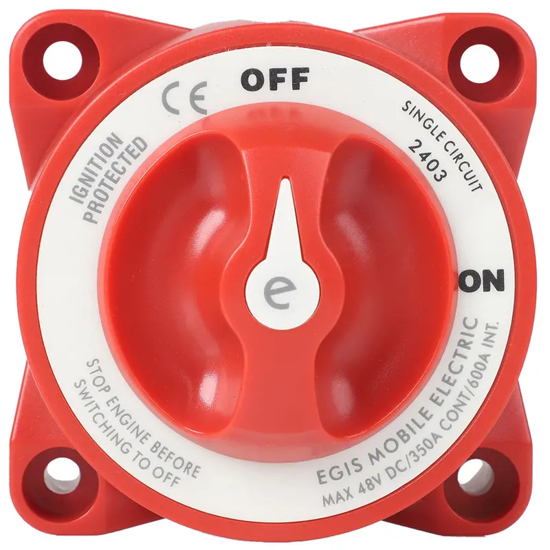 Egis E-Series 350A Single-Pole Marine Battery Isolator – On/Off Control [2403] 1