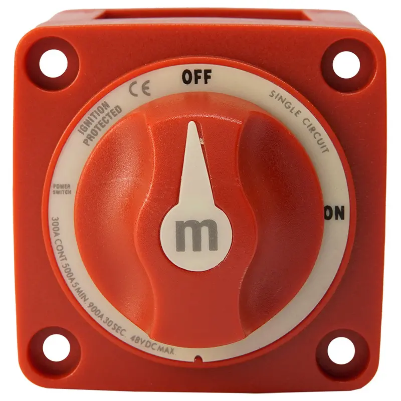 Egis M-Series 300A Marine Battery Switch – Knob-Actuated On/Off [2306] 1