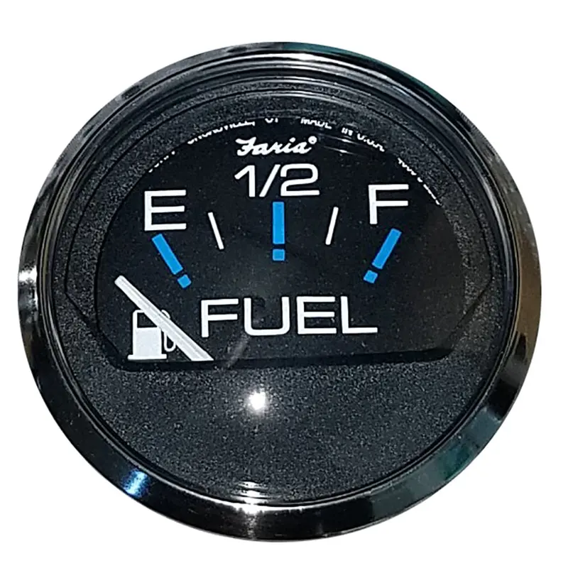 Faria Chesapeake Black 2-Inch Fuel Level Gauge (Empty To Full) – Model 13701 1