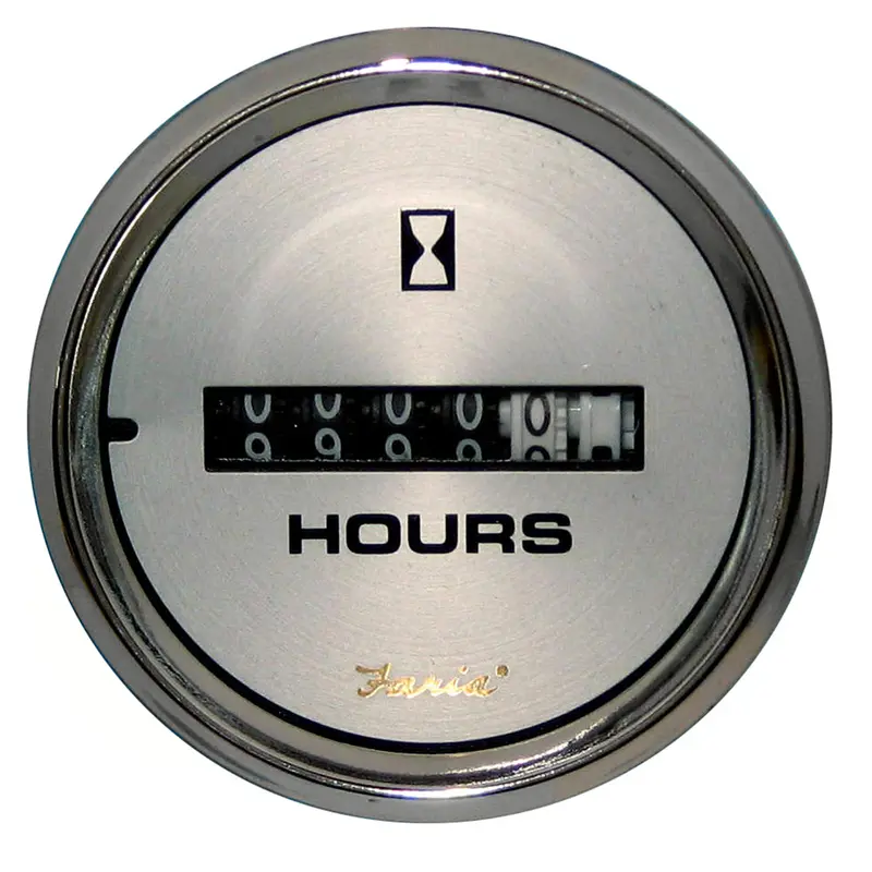 Faria Kronos 2-Inch Digital Hourmeter For Engine Runtime Tracking (19020) 1