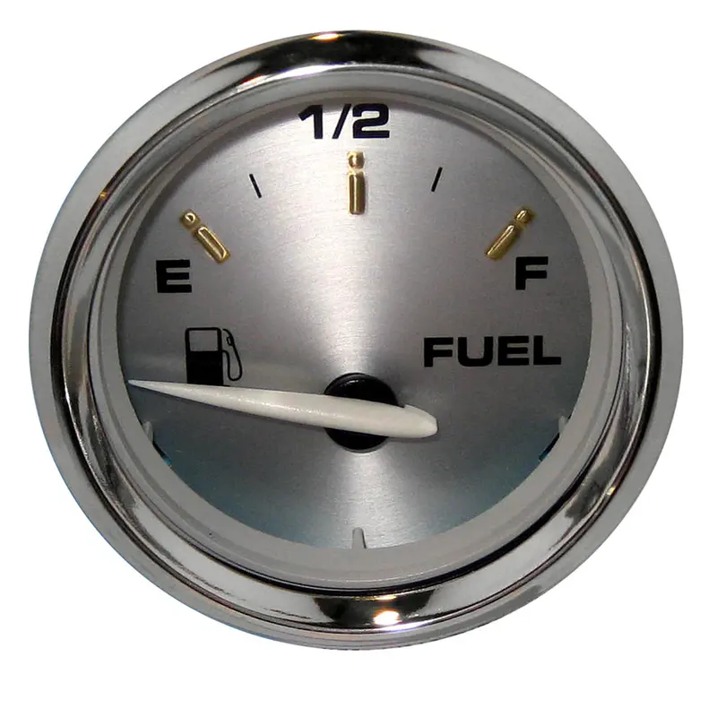 Faria Kronos 2-Inch Fuel Level Indicator With E–1/2–F Scale (19001) 1