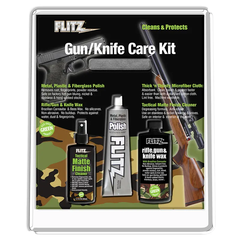 Flitz Knife And Firearm Care Kit – All-In-One Cleaning & Protection System 1
