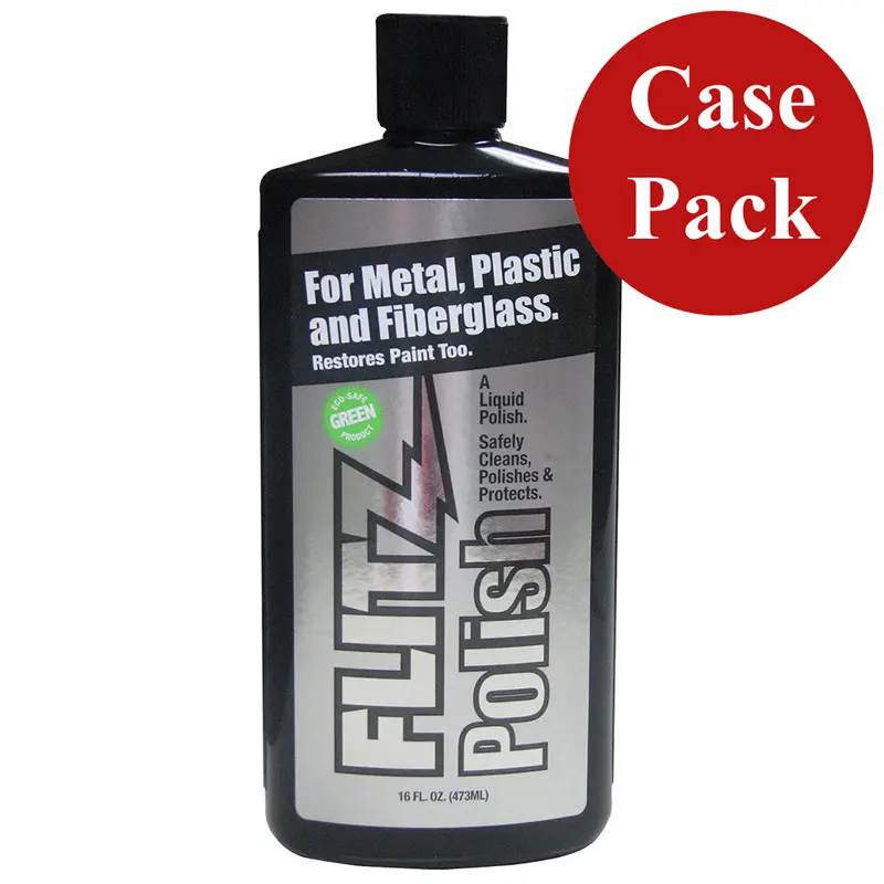 Flitz Multi-Surface Liquid Polish – 16 Oz Bottle (Pack Of 6) 1
