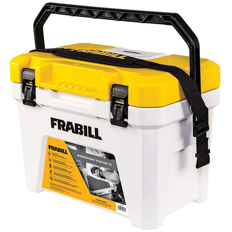 Frabill Magnum Bait Station – 19-Quart Insulated Live Bait Container [Frbba219] 1
