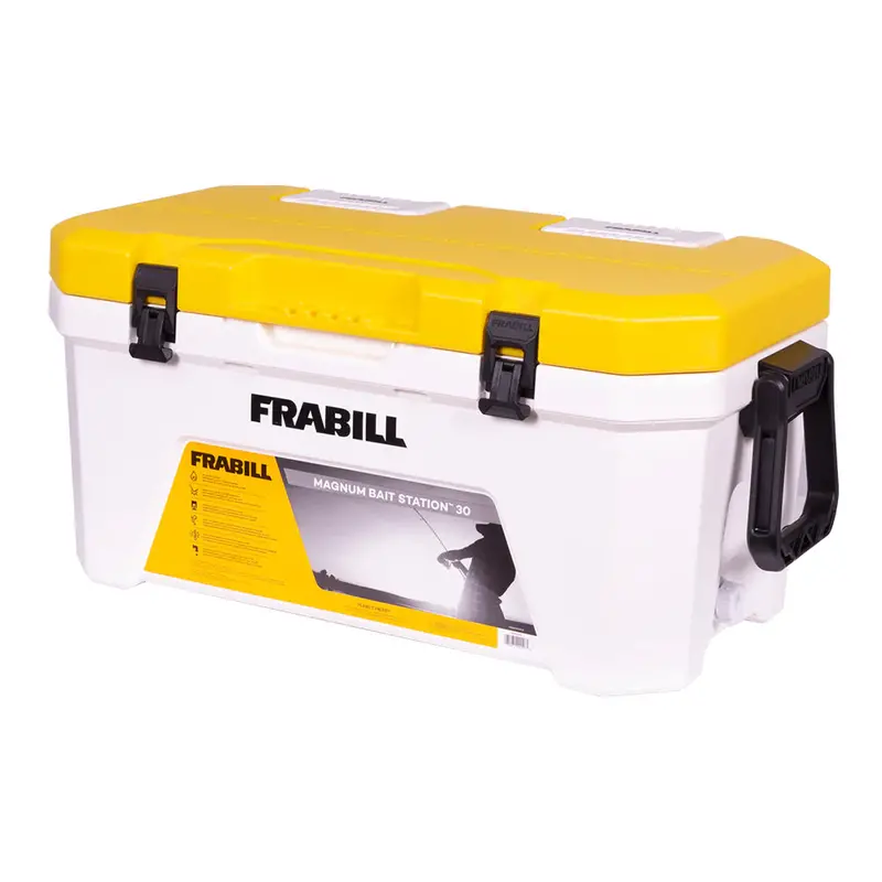 Frabill Magnum Bait Station – 30-Gallon Portable Live Bait Tank [Frbba230] 1