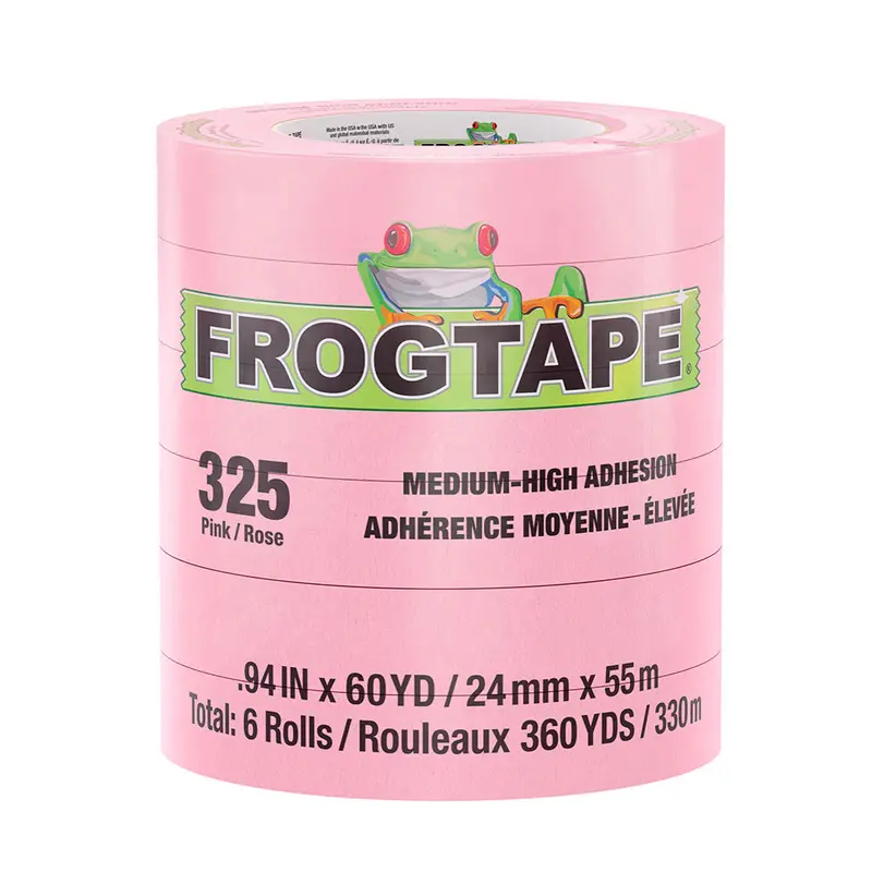 Frogtape Cp325 High-Temperature Masking Tape – 24Mm × 55M, Pink, 12-Pack (105333) 1