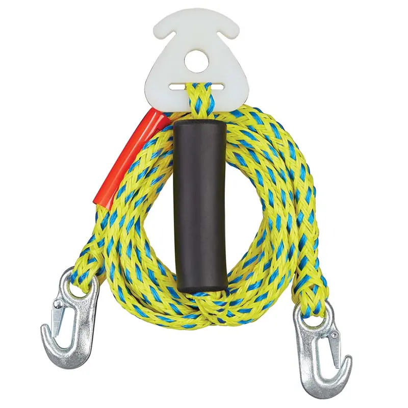 Full Throttle 12-Inch Ski And Tow Tube Harness – Dual-Color Yellow/Blue Design 1