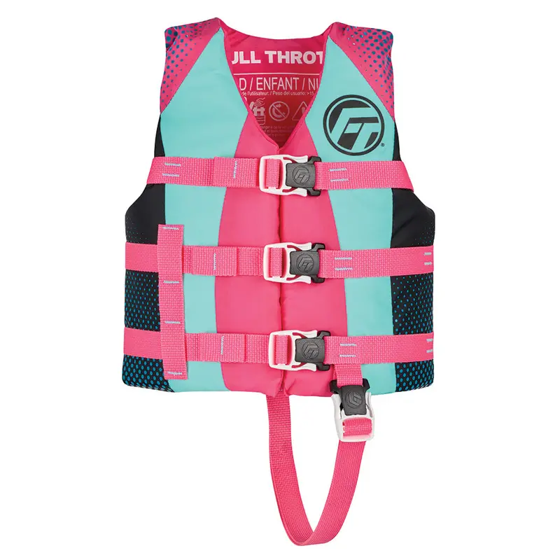 Full Throttle Child Nylon Life Jacket – Pink, Uscg-Approved 1