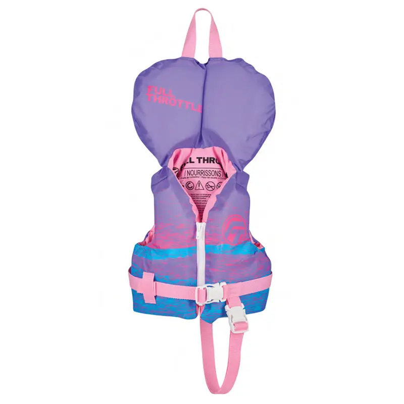 Full Throttle Infant Nylon Life Jacket – Purple/Pink [112400-600-000-26] 1