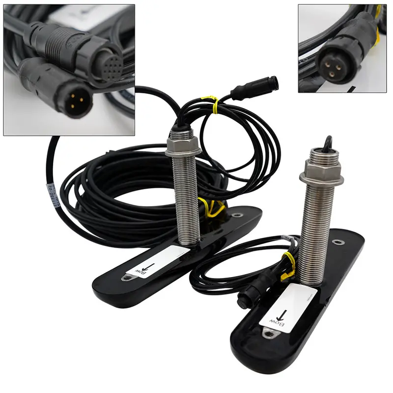 Furuno 225T-Pr904 Paired Side-Scan Thru-Hull Transducers For Tzt3 Chartplotters 1