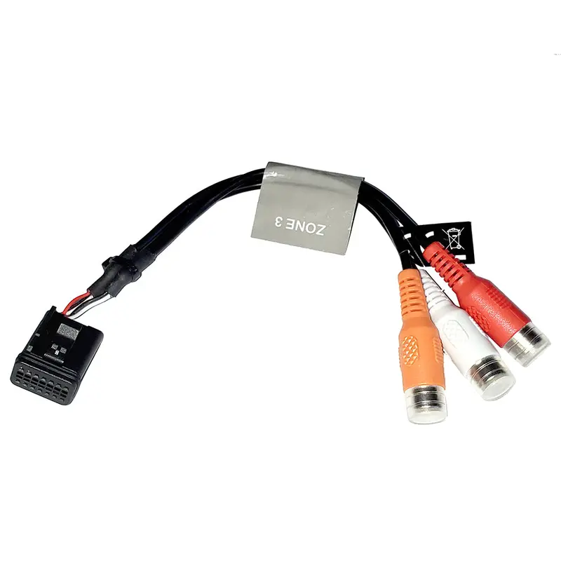 Fusion Ms-Ra670 Zone 3 Wire Harness – E-Port To Rca Audio Interface Cable 1
