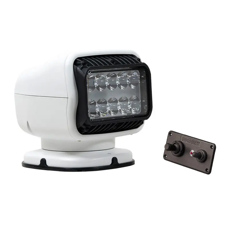 Golight Gt Series Led Hybrid Permanent-Mount Light With Hardwired Dash Remote – 12V, White (Model 20208Gt) 1