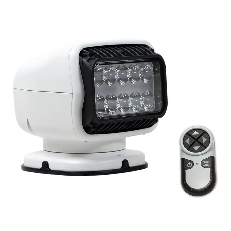 Golight Gt Series Led Hybrid Permanent-Mount Light With Wireless Handheld Remote – 12V, White (Model 20008Gt) 1
