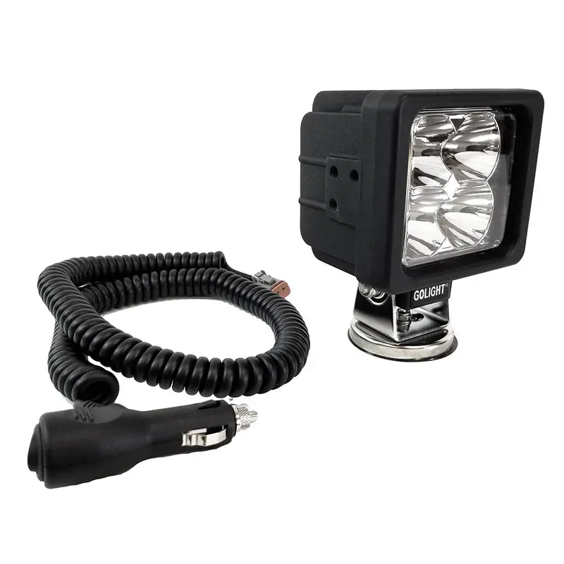 Golight Gxl Led Portable Spot Light – Magnetic Mount, No Remote, 12V Dc, Black (Model 40245) 1