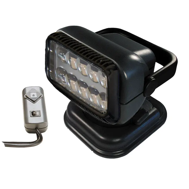 Golight Portable Radioray Led Spotlight – Grey, Wired Remote Included [51494] 1