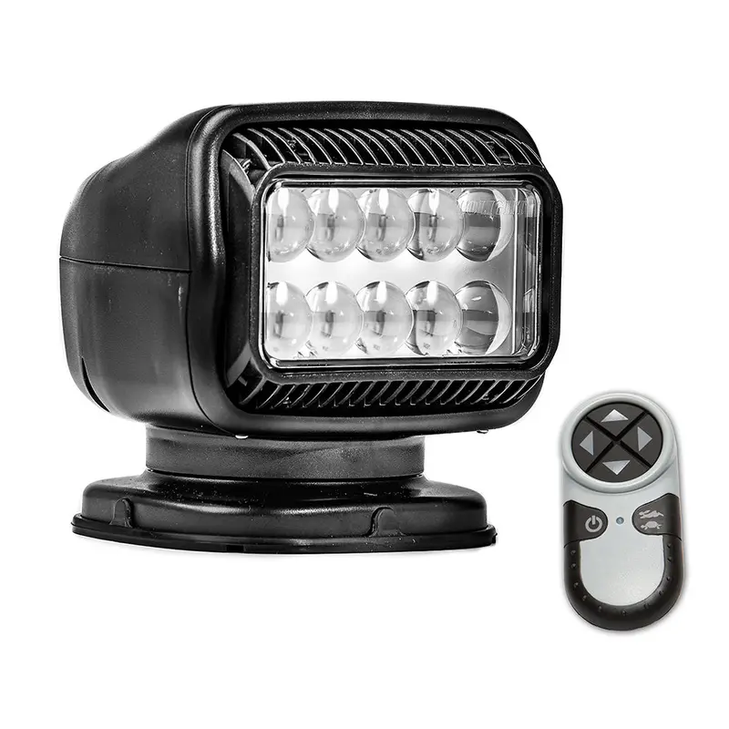 Golight Radioray Gt Fixed-Mount Led Spotlight – Black, Wireless Handheld Remote Only [20514Gt] 1