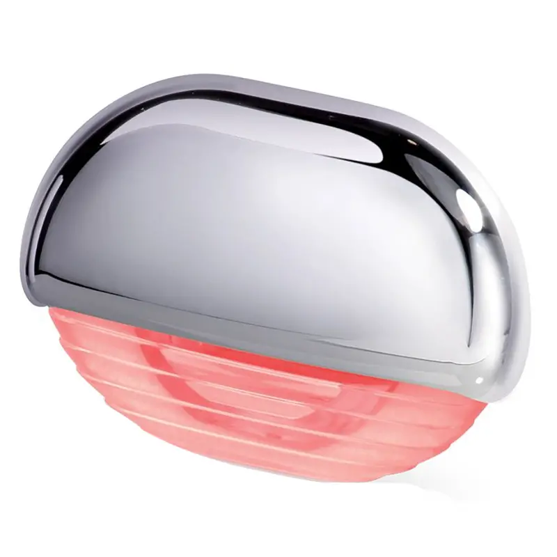 Hella Marine Easy Fit Red Step Light With Chrome Trim (958126201) 1