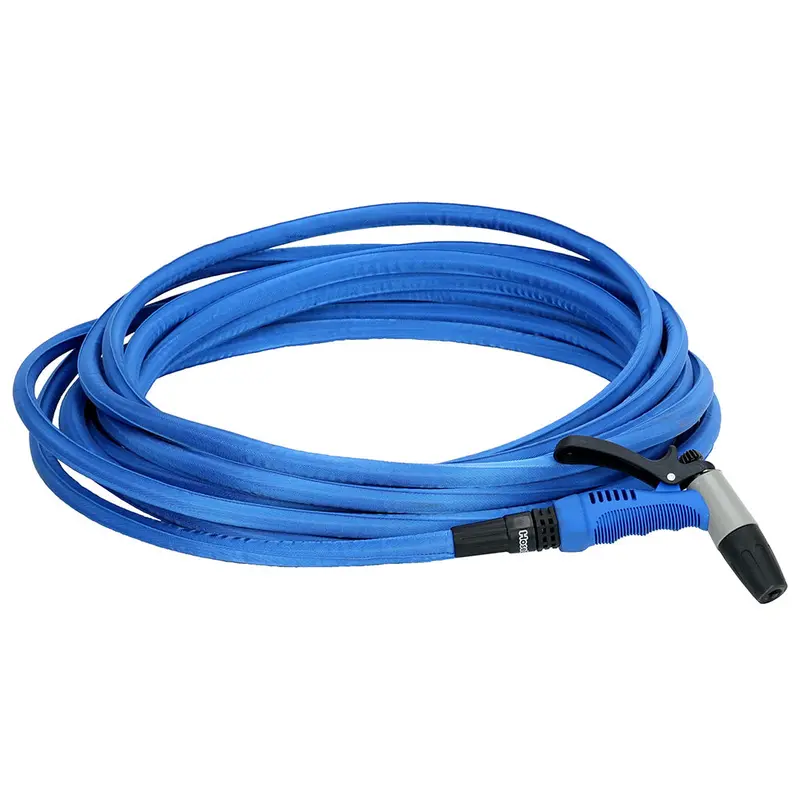 Hosecoil Hf25K – 25-Foot Blue Flexible Hose Kit With Rubber-Tip Nozzle 1