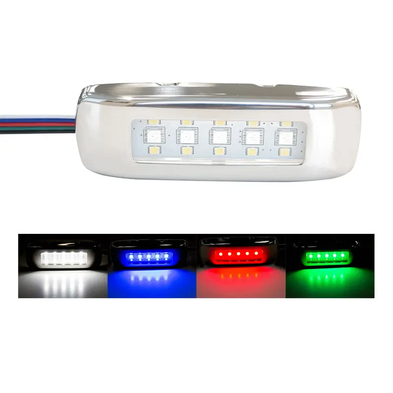 Innovative Lighting 055-43250-7 Rgbw Tri-Lite Led Fixture With Stainless Bezel 1