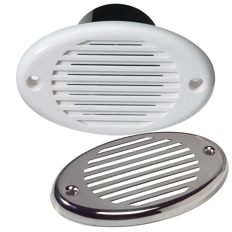 Innovative Lighting Hidden Marine Horn – White Housing With Stainless Steel Trim 1