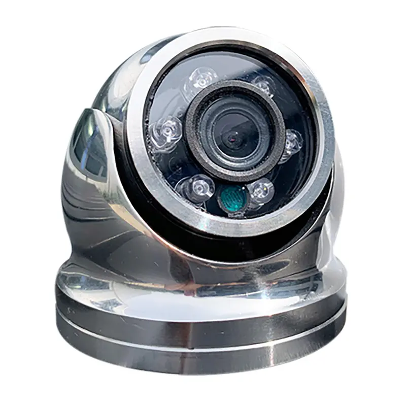 Iris Hi-Res Analog Mini Dome Camera – 316 Stainless Steel Housing, Cvbs/Tvi Output [Iris-S060-18] 1