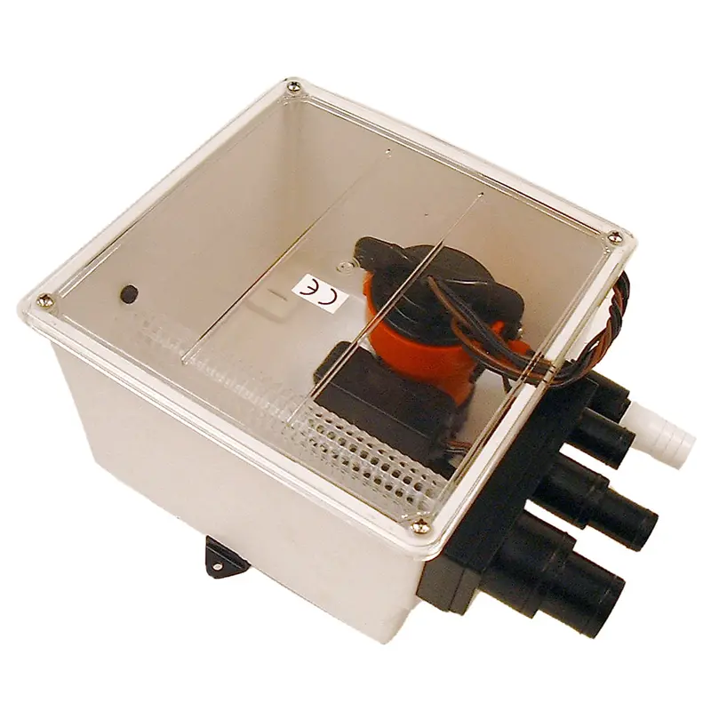 Johnson Pump 1000 Gph Multi-Port Shower Sump – 12V Dc With Integrated Switch 1