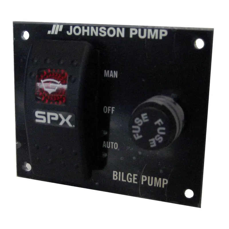 Johnson Pump 12V Three-Way Bilge Control Switch With Dual Auto/Manual Modes (Model 82044) 1