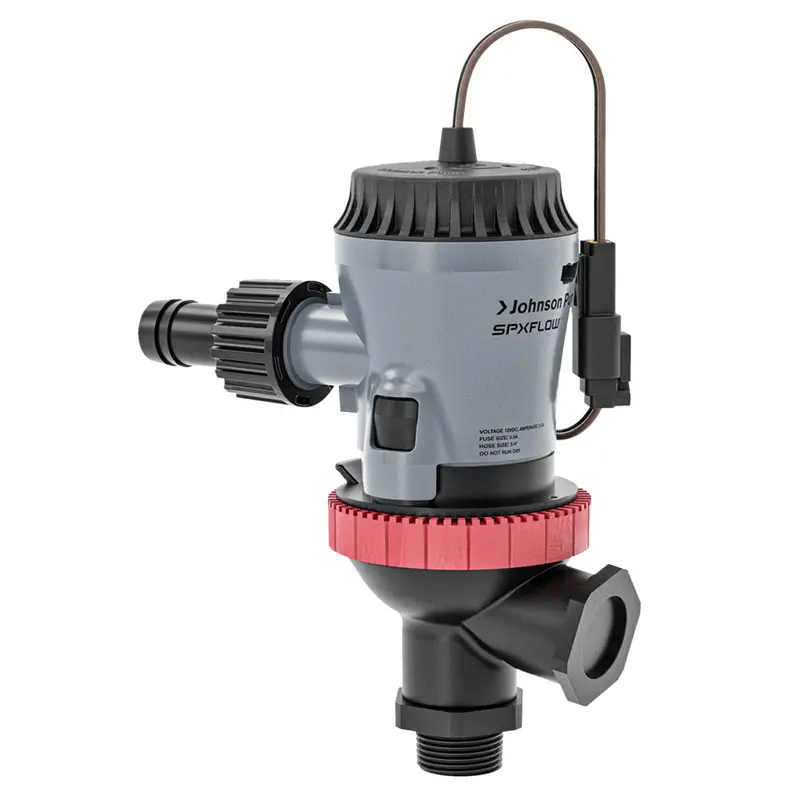 Johnson Pump Aqua O2 Twin-Port 500 Gph 12V Aerator Pump – Flexible Mounting (10-13649-01) 1