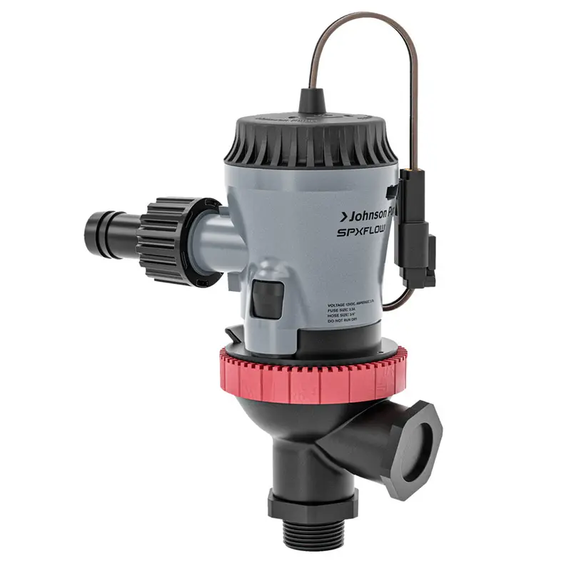 Johnson Pump Aqua O2 Twin-Port 800 Gph 12V Aerator Pump – Flexible Mounting (10-13650-01) 1