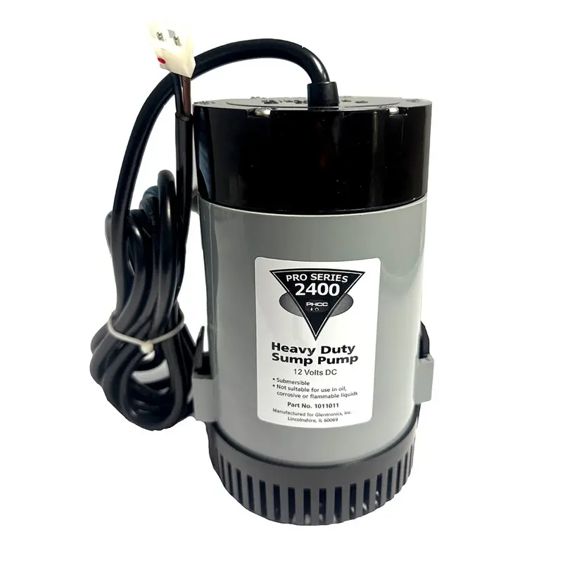 Johnson Pump Pro Series 12V Sump Pump – 2400 Gph Submersible Replacement With 10-Foot Lift Capability 1