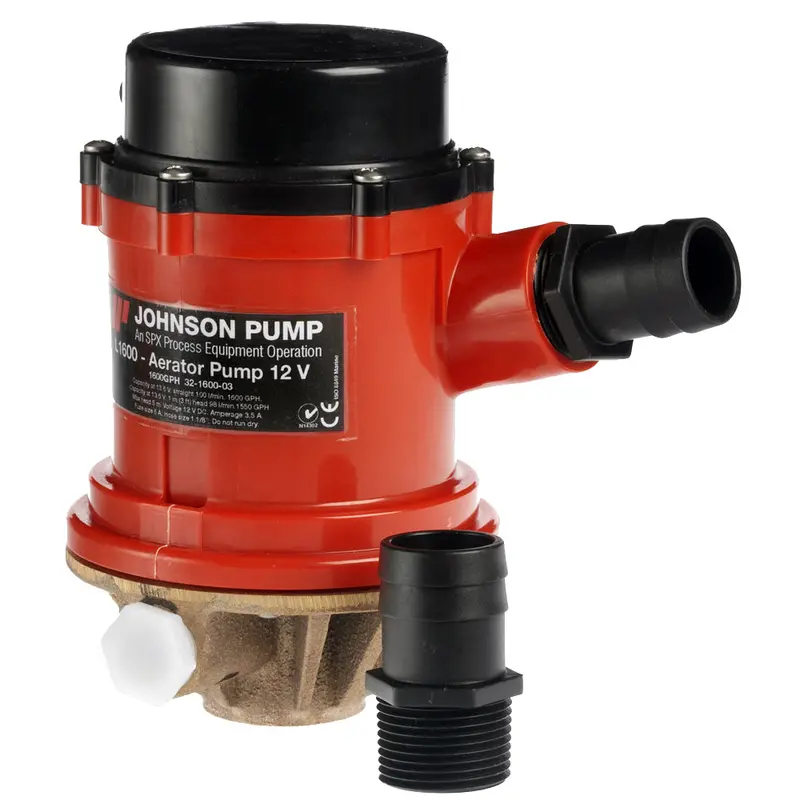 Johnson Pump Pro Series 1600 Gph 12V Livewell And Baitwell Circulation Pump 1