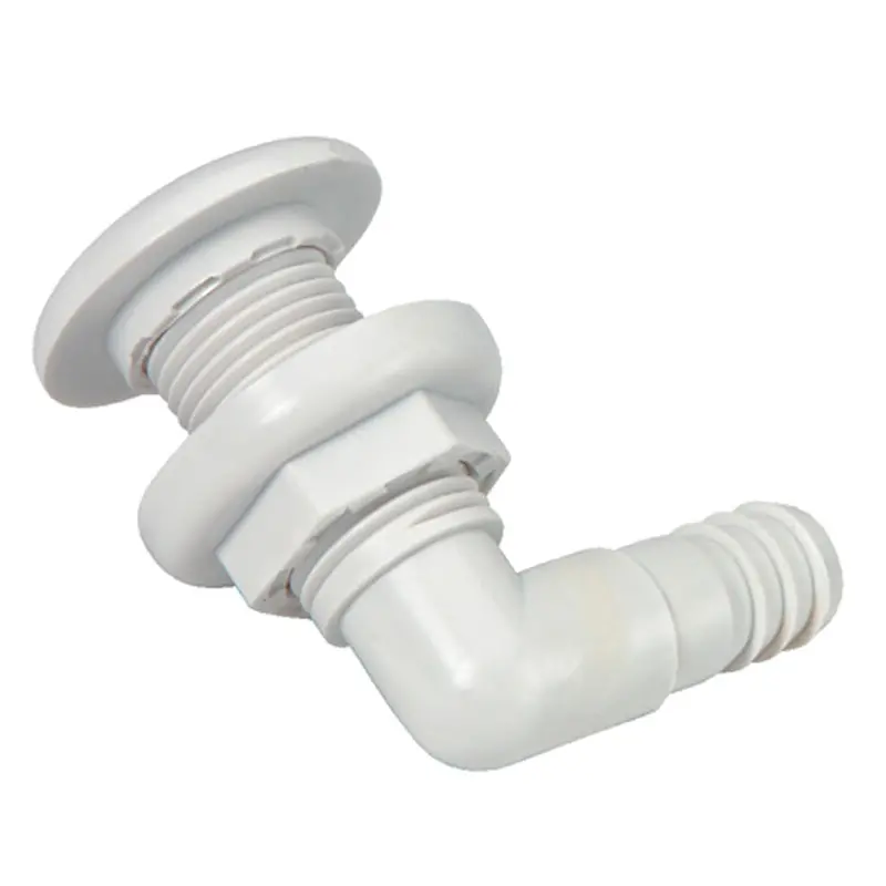 Johnson Pump White Thru-Hull 90° Fitting For 3/4" Hose – Model 75035-00 1