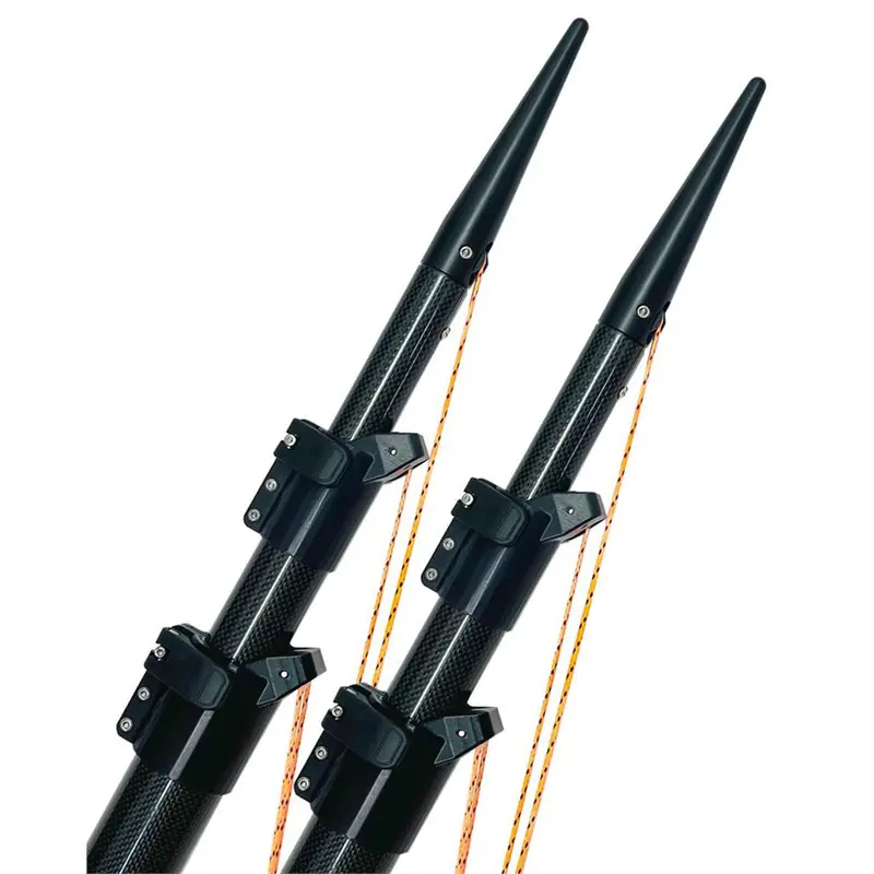 Lee'S Ultima 20-Foot Carbon Fiber Telescoping Outriggers – Internally Wired, Self-Stowing & Adjustable 1