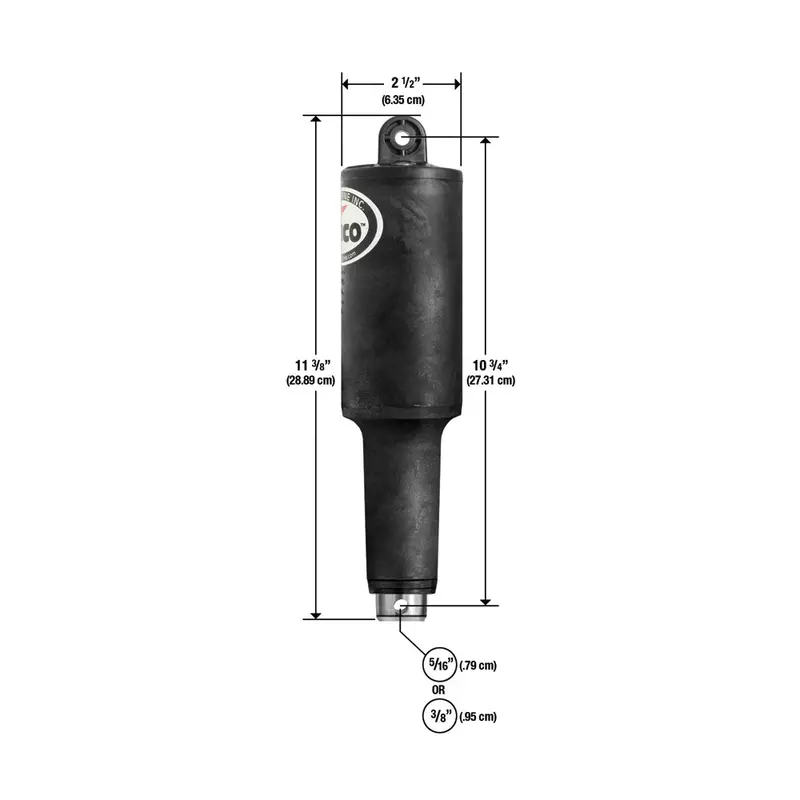 Lenco 101Xd Extreme Duty 12V Actuator – 2.25" Stroke With Mounting Hardware [15056-002] 1
